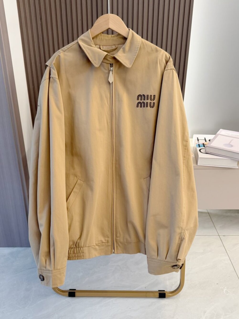 💫MIU MIU💫 brown polo jacket